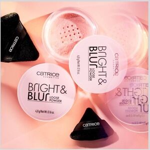 Catrice Cosmetics Bright & Blur Loose Powder Makeup Soft Pink NEW